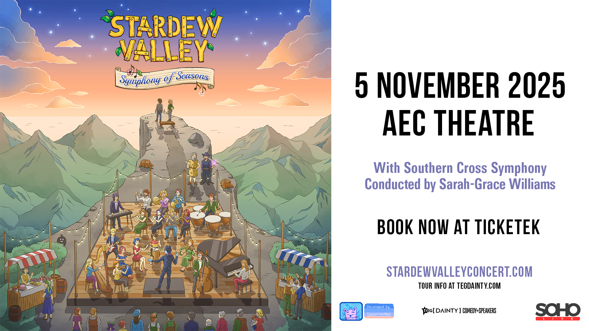 Stardew Valley: Symphony of Seasons ADELAIDE NOV 5