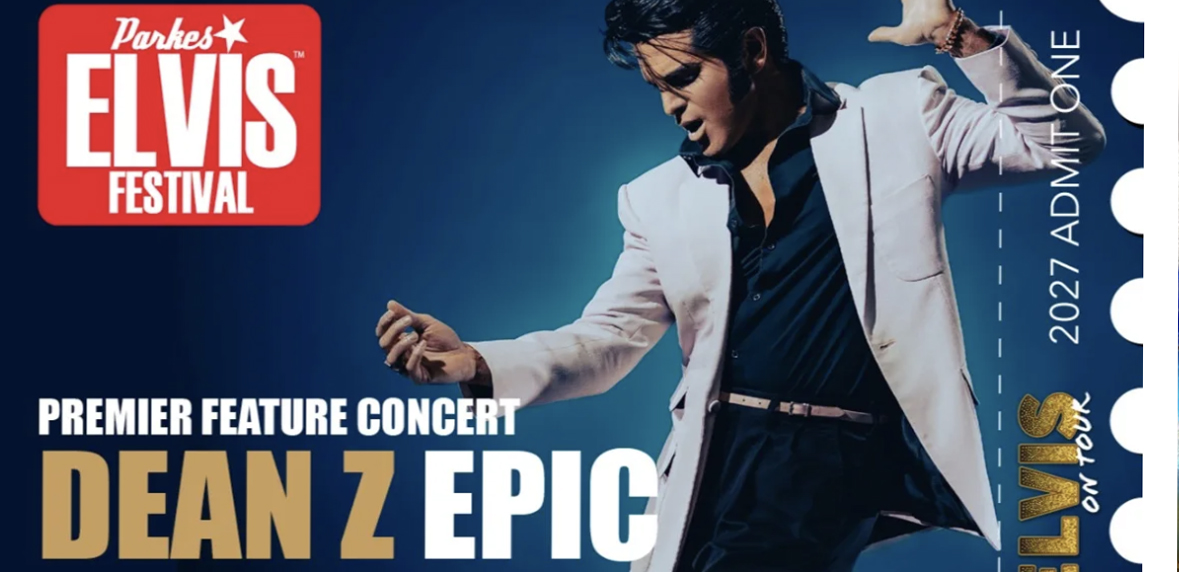 Parkes Elvis Festival – JAN 2027 Dean Z Epic with Southern Cross Symphony